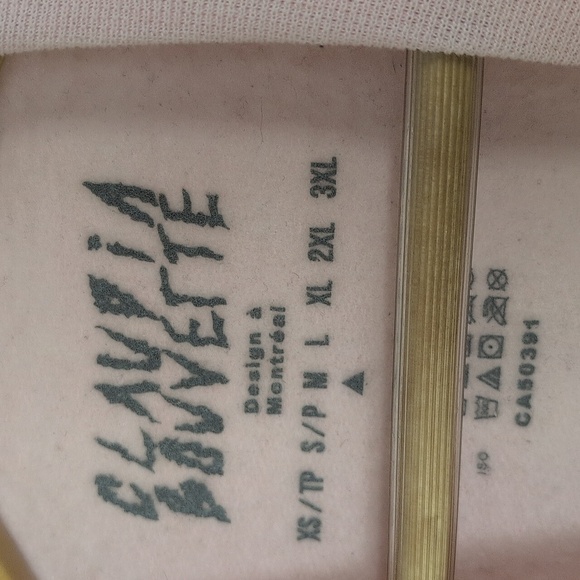 PINK CREW NECK SWEATER SIZE MEDIUM - Picture 3 of 4